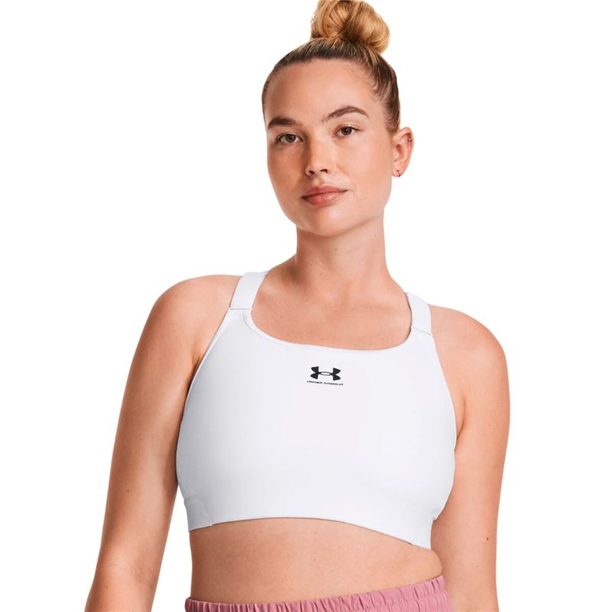 Sports Bra Under Armour Hg White-3