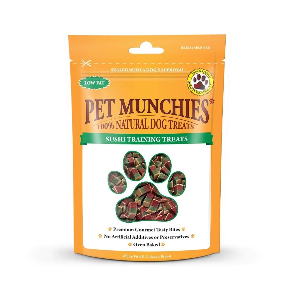 Pet Munchies Chicken and Sweet Potato Dog Treats, Healthy Grain Free Dental Sticks with Natural Real Meat 90g