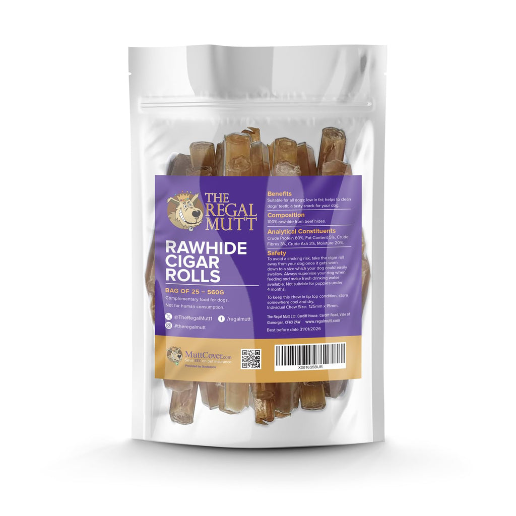 The Regal Mutt - Mega Chewy Twists with Duck - Bag of 18 (1.25kg Bag)