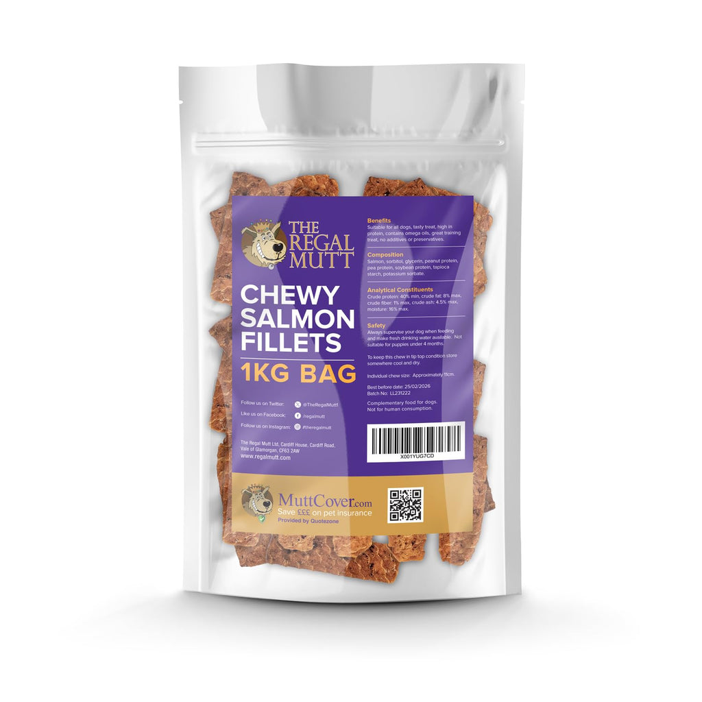 The Regal Mutt - Chewy Chicken Fillets - 1kg Bag