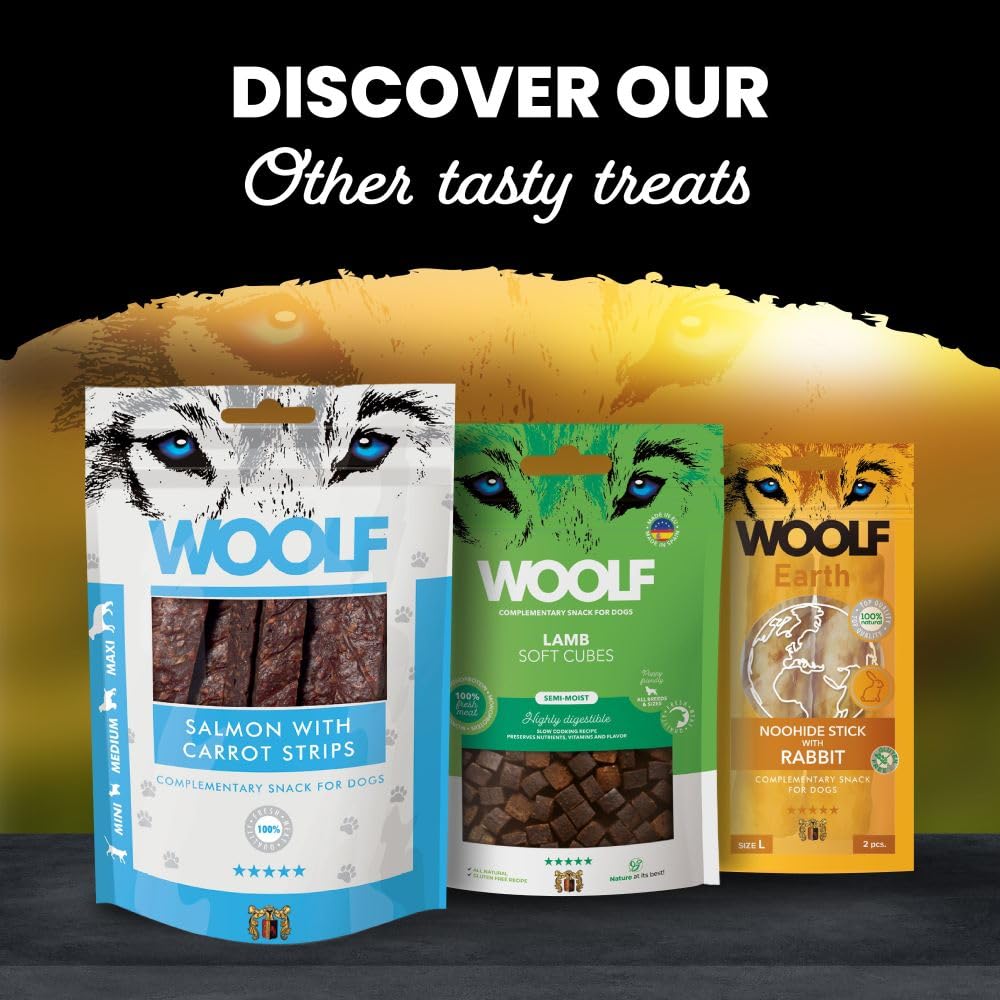 WOOLF Chicken Fillet Dog Treats - Complementary Snacks for Dogs | 100g