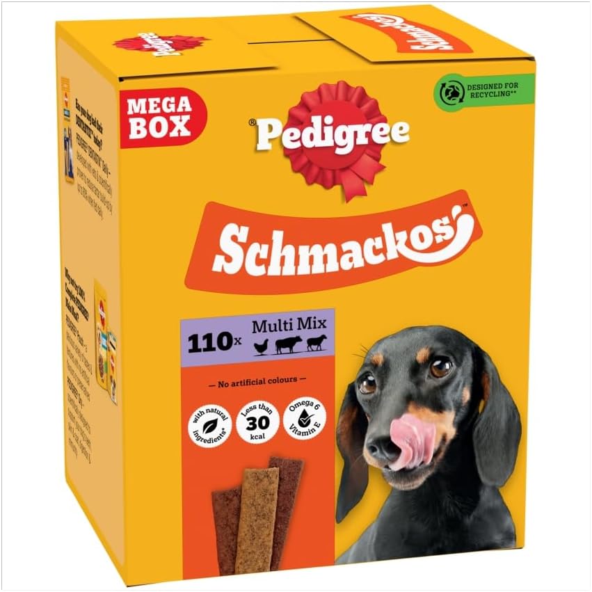 Pedigree Schmackos Adult Dog Treats Meaty Multi Mix 110 Sticks 790g