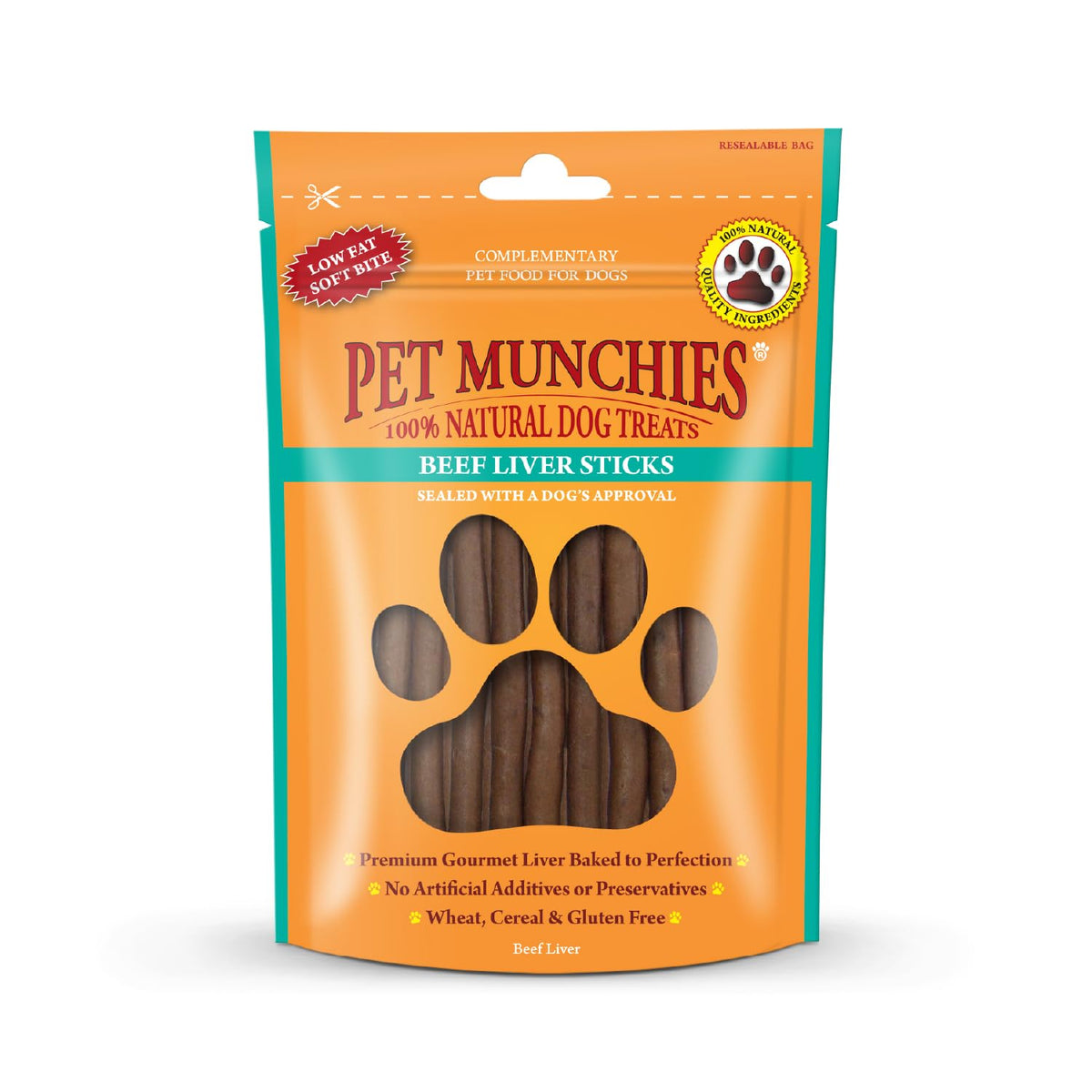 Pet Munchies Chicken and Sweet Potato Dog Treats, Healthy Grain Free Dental Sticks with Natural Real Meat 90g
