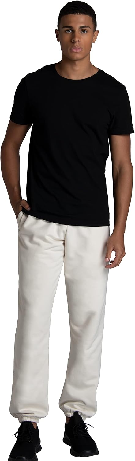 Fruit of the Loom Eversoft Fleece Elastic Bottom Sweatpants with Pockets, Relaxed Fit, Moisture Wicking, Breathable