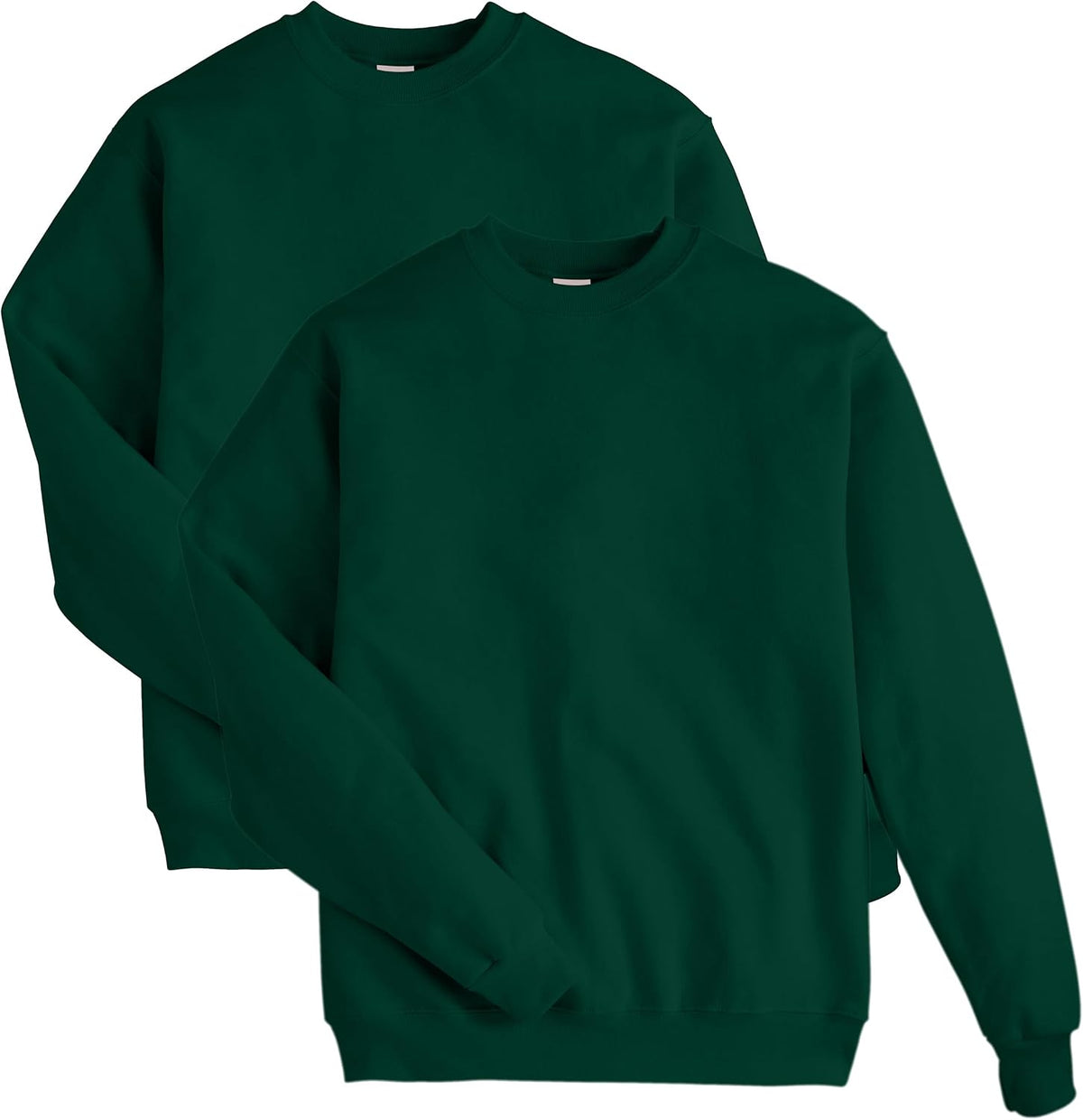 Hanes Men's Sweatshirt, EcoSmart Fleece Crewneck Sweatshirt, Big & Tall Available, 1 or 2-Pack