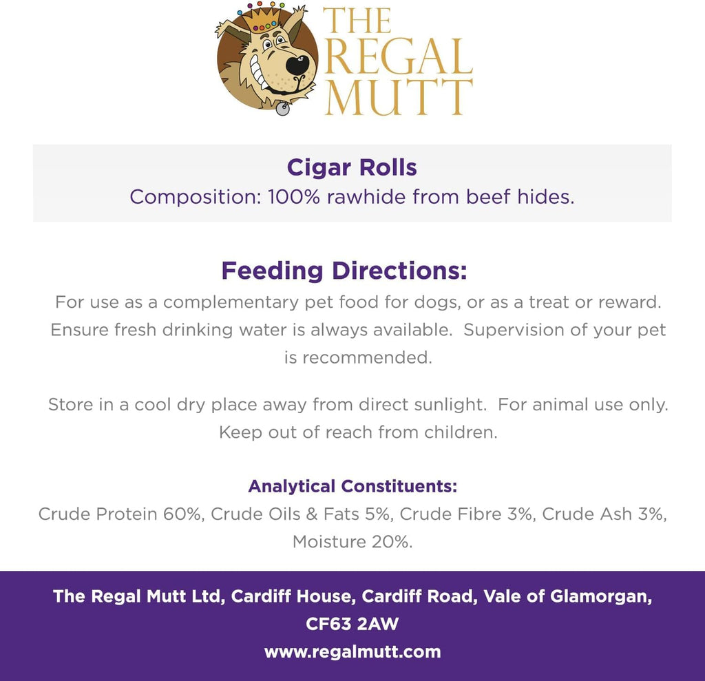 The Regal Mutt - Mega Chewy Twists with Duck - Bag of 18 (1.25kg Bag)