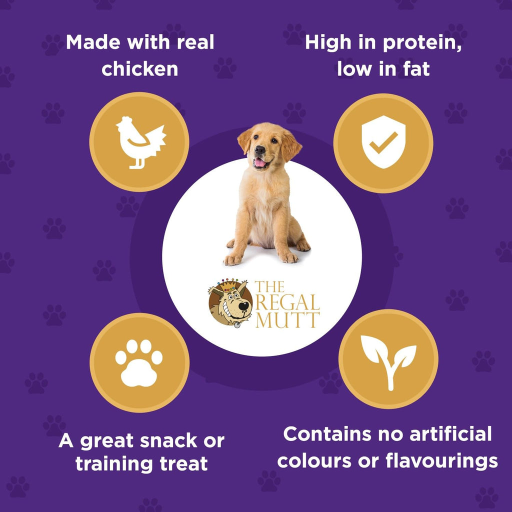 The Regal Mutt - Chewy Chicken Fillets - 1kg Bag