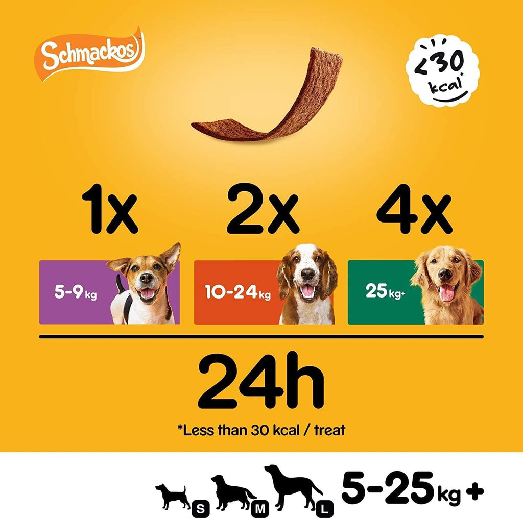 Pedigree Schmackos Adult Dog Treats Meaty Multi Mix 110 Sticks 790g