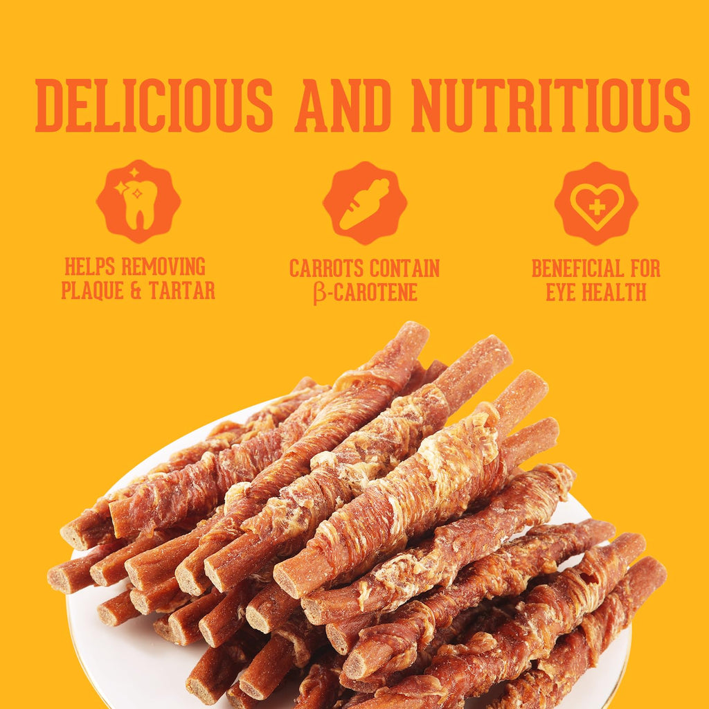 PACK'N PRIDE Dog Treats with Sweet Potato, 320g Rawhide Free Dog Chews