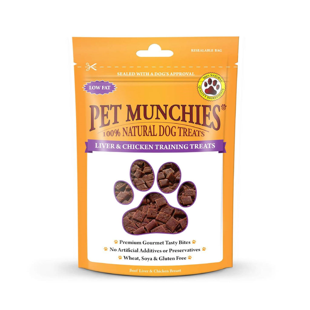 Pet Munchies Chicken and Sweet Potato Dog Treats, Healthy Grain Free Dental Sticks with Natural Real Meat 90g