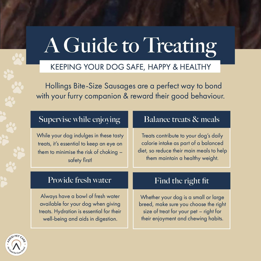 Hollings Gourmet Beef & Wild Boar Pudding Sausages Dog Treats, Delicious, Nutritious Air Dried Chews for Adult Dogs, 100% Gluten Free & Made with Natural Ingredients (70g)