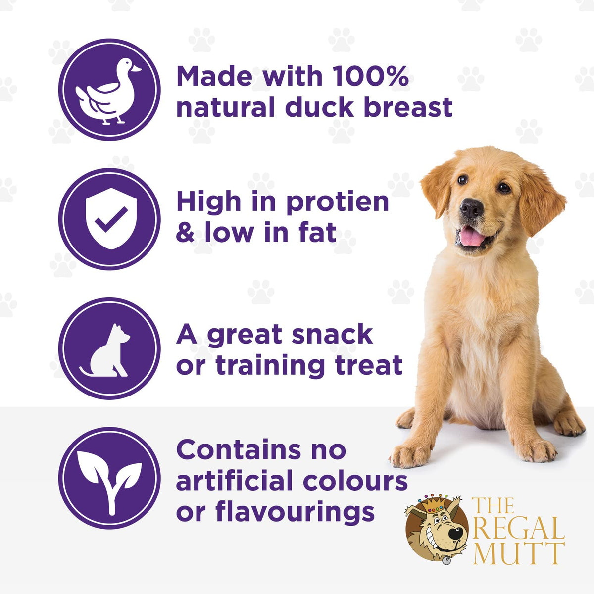 The Regal Mutt - Chewy Chicken Fillets - 1kg Bag