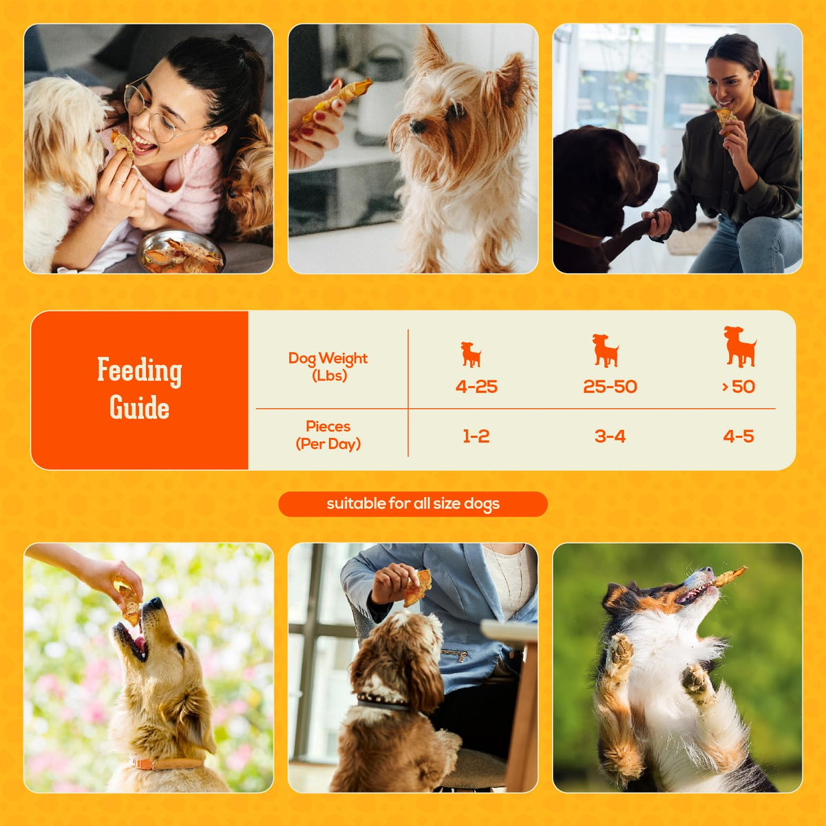 PACK'N PRIDE Dog Treats with Sweet Potato, 320g Rawhide Free Dog Chews