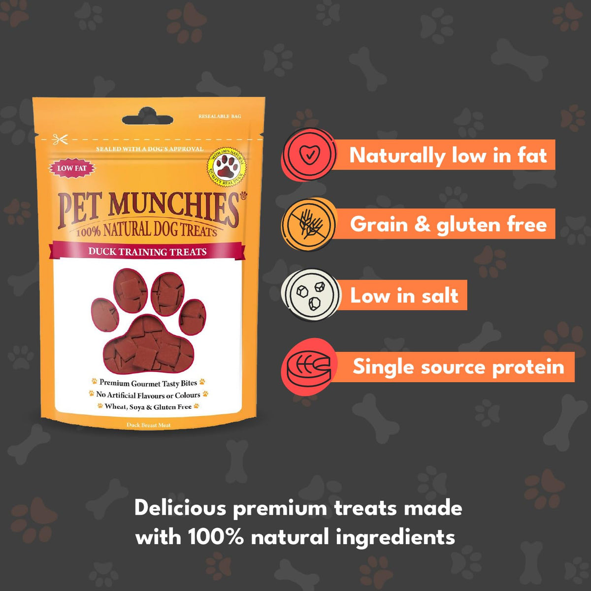 Pet Munchies Chicken and Sweet Potato Dog Treats, Healthy Grain Free Dental Sticks with Natural Real Meat 90g