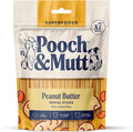 Pooch & Mutt - Peanut Butter Dog Dental Sticks (Regular Sticks), Dog Dental Chew, for Teeth and Gums Cleaning, 1 pack of 7 sticks (packaging may vary)