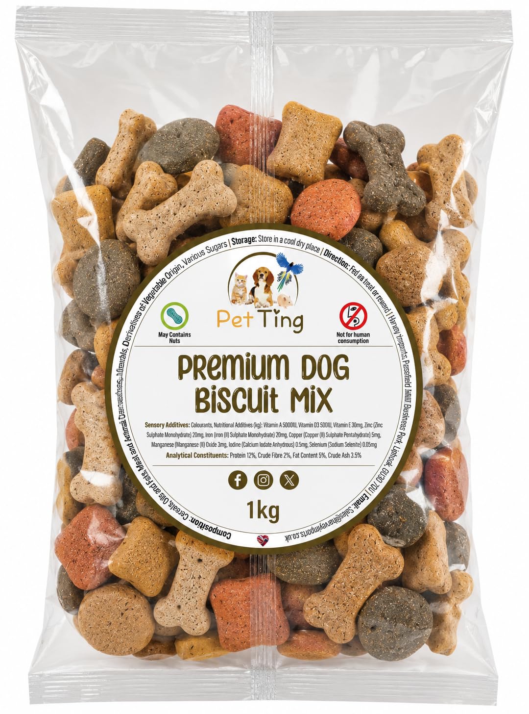 Gravy Bones Biscuits Dog Treats (1 Litre)