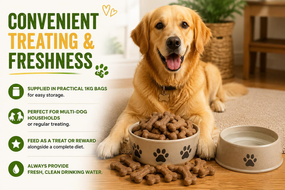 Gravy Bones Biscuits Dog Treats (1 Litre)