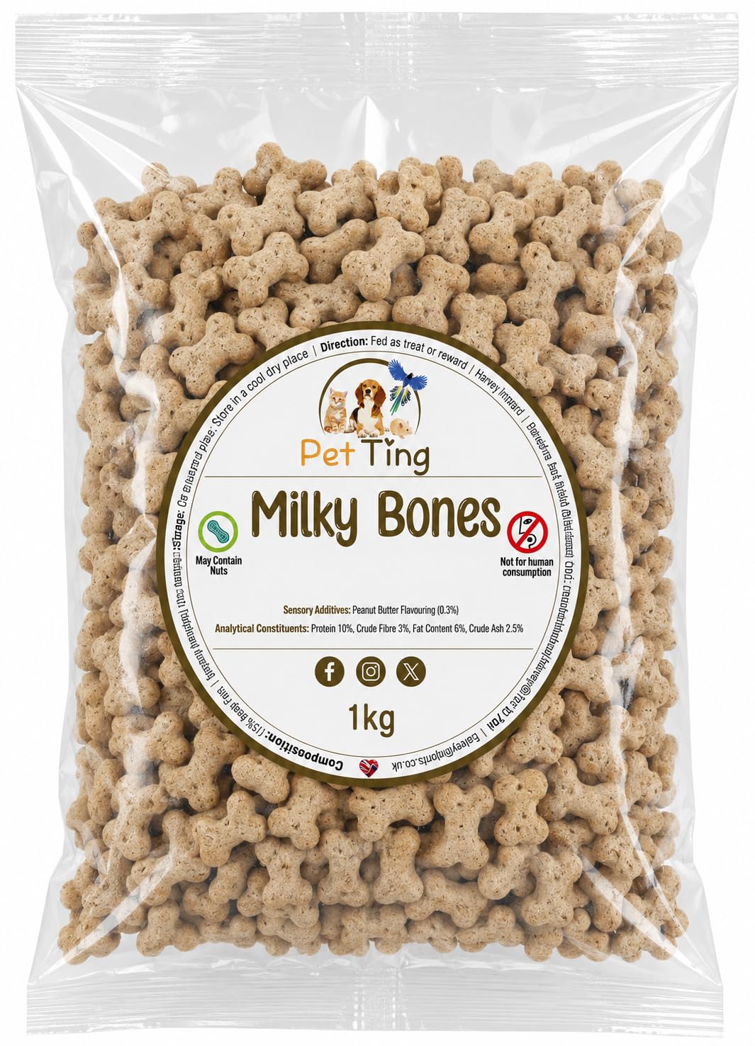 Gravy Bones Biscuits Dog Treats (1 Litre)
