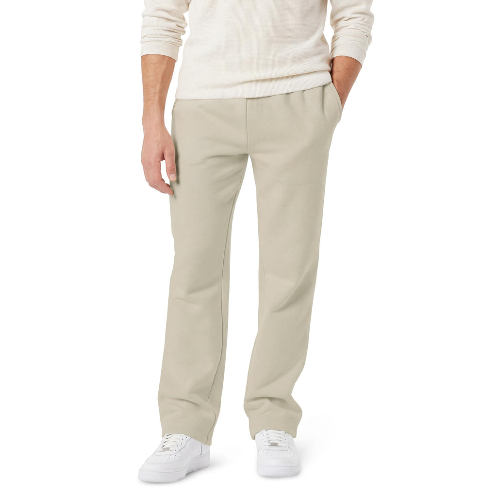 Amazon Essentials Men's Fleece Open Bottom Sweatpant (Available in Big & Tall)