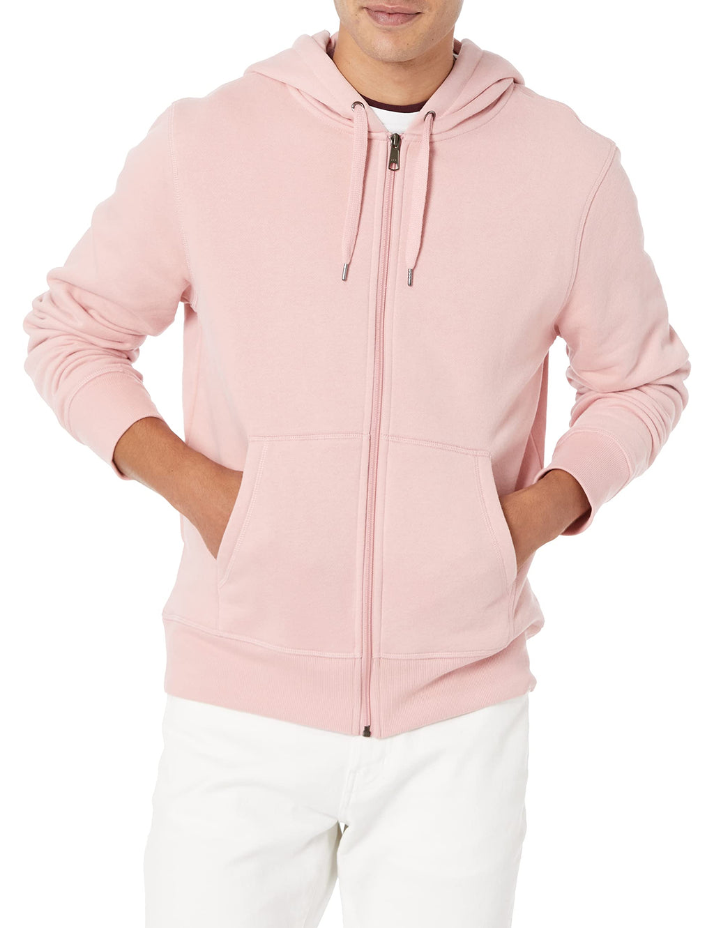 Amazon Essentials Men's Full-Zip Fleece Hoodie Sweatshirt (Available in Big & Tall)