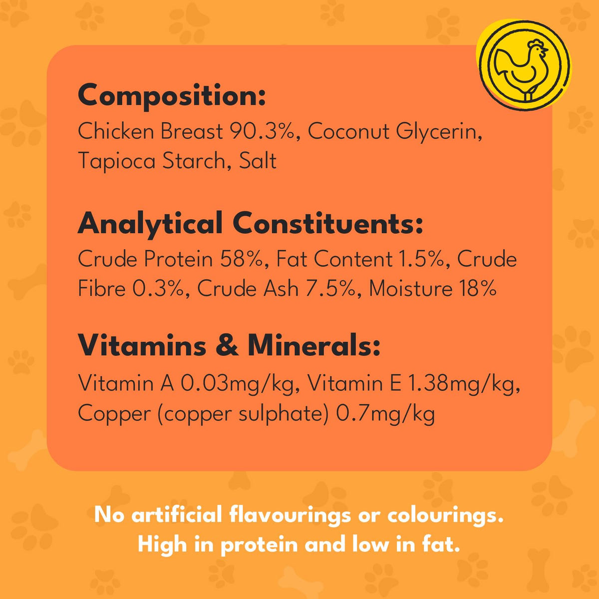 Pet Munchies Chicken and Sweet Potato Dog Treats, Healthy Grain Free Dental Sticks with Natural Real Meat 90g