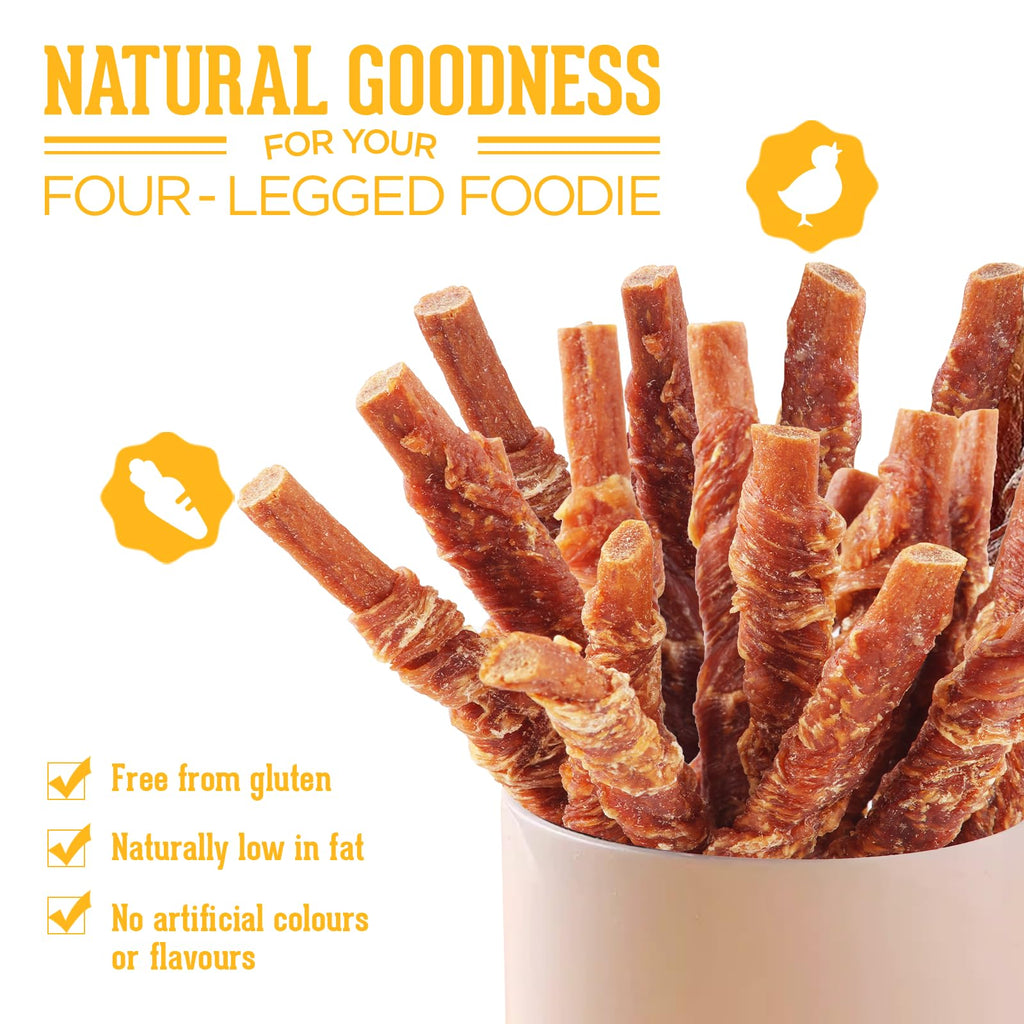 PACK'N PRIDE Dog Treats with Sweet Potato, 320g Rawhide Free Dog Chews