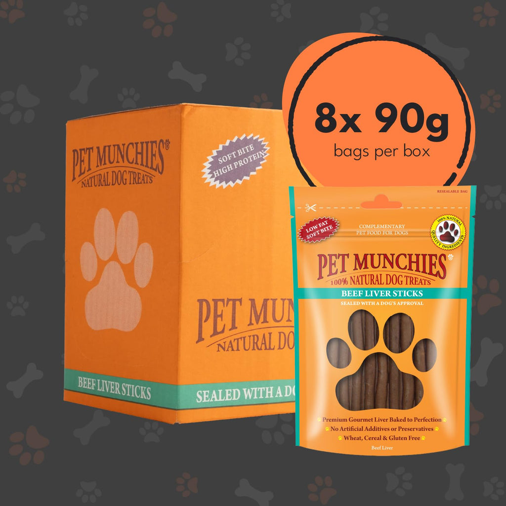 Pet Munchies Chicken and Sweet Potato Dog Treats, Healthy Grain Free Dental Sticks with Natural Real Meat 90g