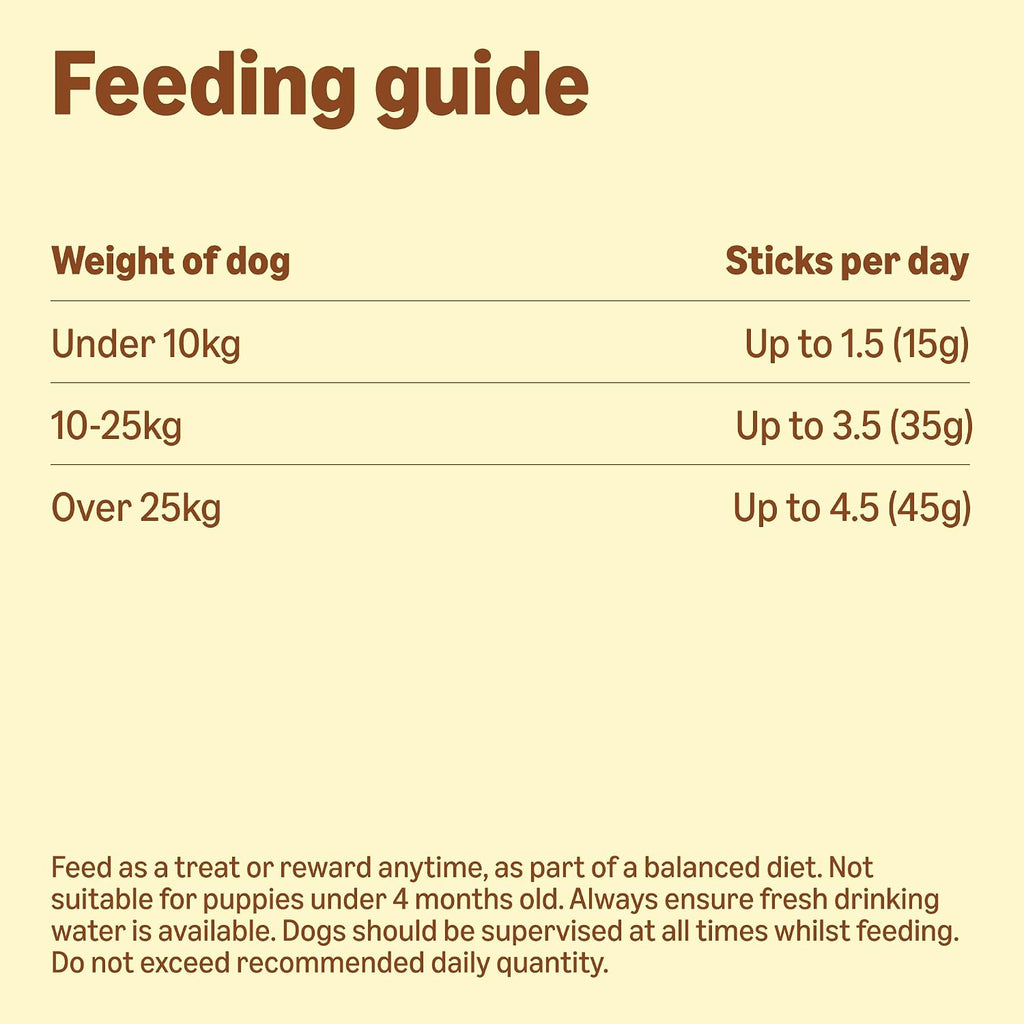 by Amazon Dog Treats - Flat Strips with Chicken, 200g