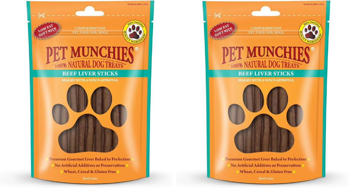 Pet Munchies Chicken and Sweet Potato Dog Treats, Healthy Grain Free Dental Sticks with Natural Real Meat 90g