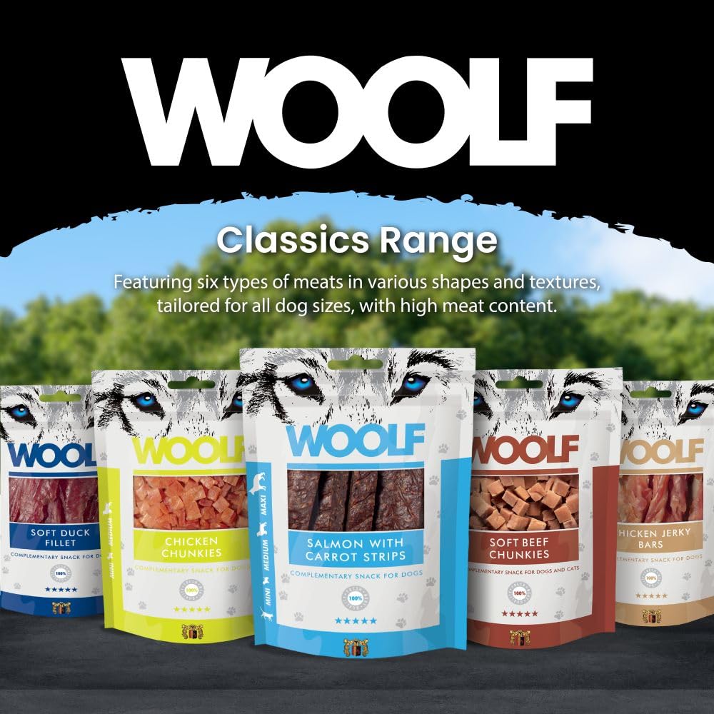 WOOLF Chicken Fillet Dog Treats - Complementary Snacks for Dogs | 100g