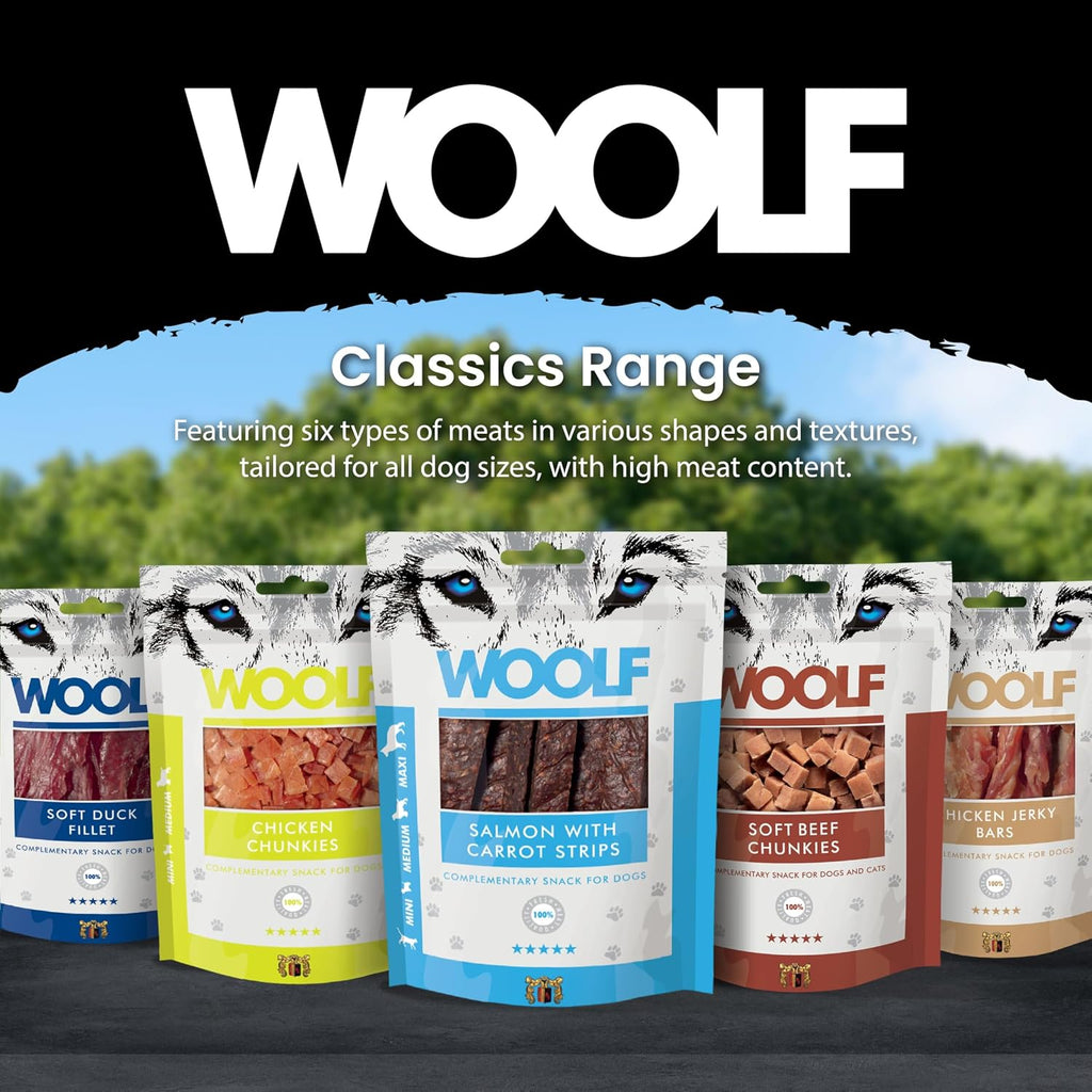 WOOLF Chicken Fillet Dog Treats - Complementary Snacks for Dogs | 100g