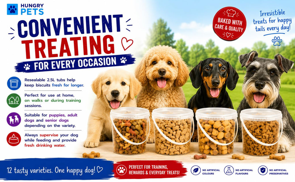 Dog Biscuit Treats 2.5L (Bone Mix)