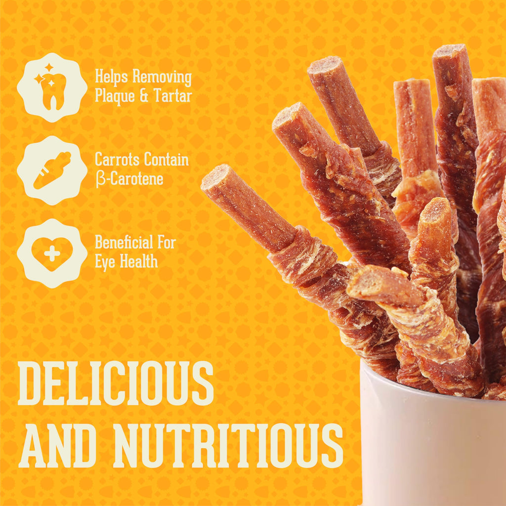 PACK'N PRIDE Dog Treats with Sweet Potato, 320g Rawhide Free Dog Chews