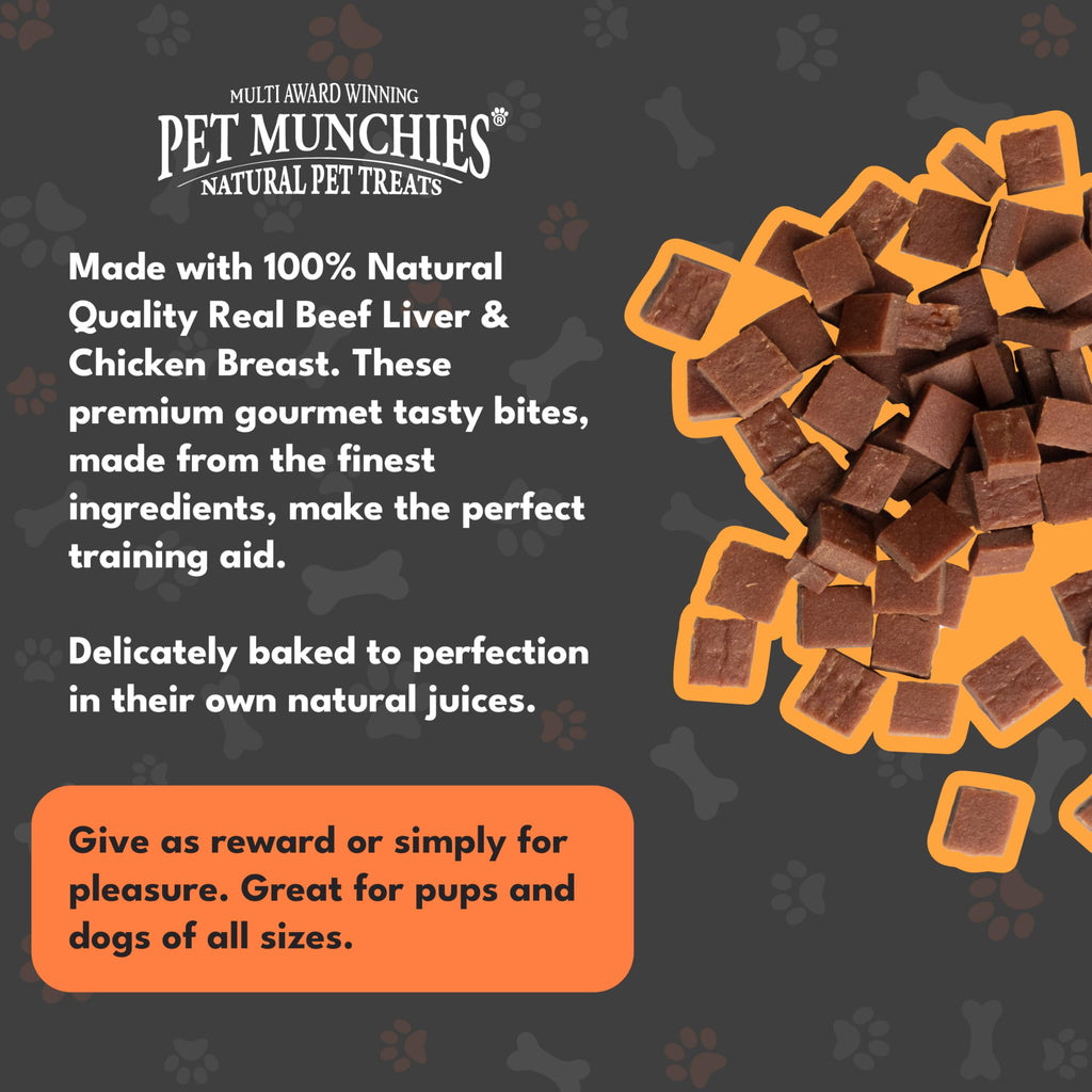 Pet Munchies Chicken and Sweet Potato Dog Treats, Healthy Grain Free Dental Sticks with Natural Real Meat 90g