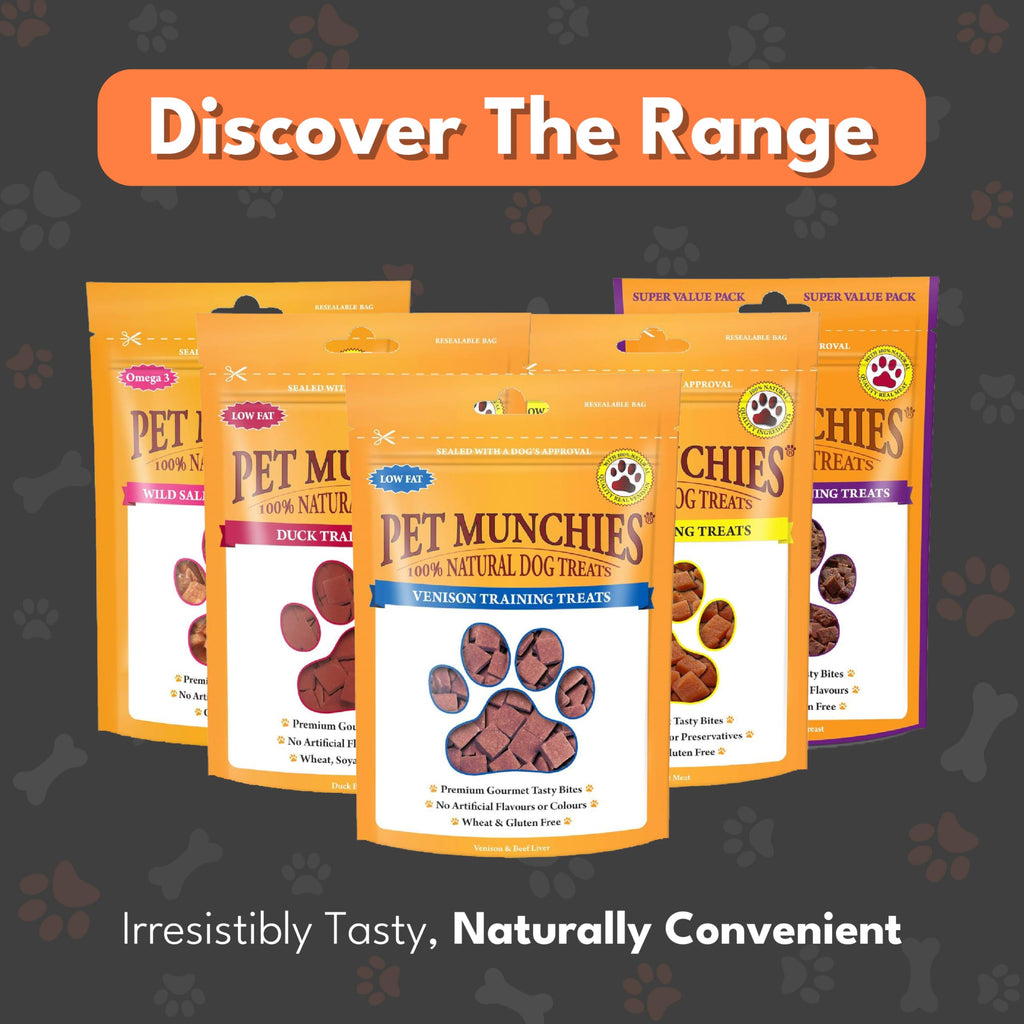 Pet Munchies Chicken and Sweet Potato Dog Treats, Healthy Grain Free Dental Sticks with Natural Real Meat 90g