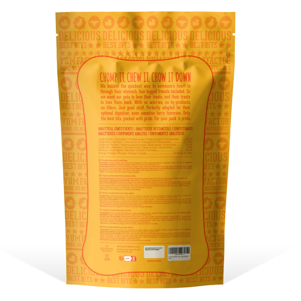 PACK'N PRIDE Dog Treats with Sweet Potato, 320g Rawhide Free Dog Chews