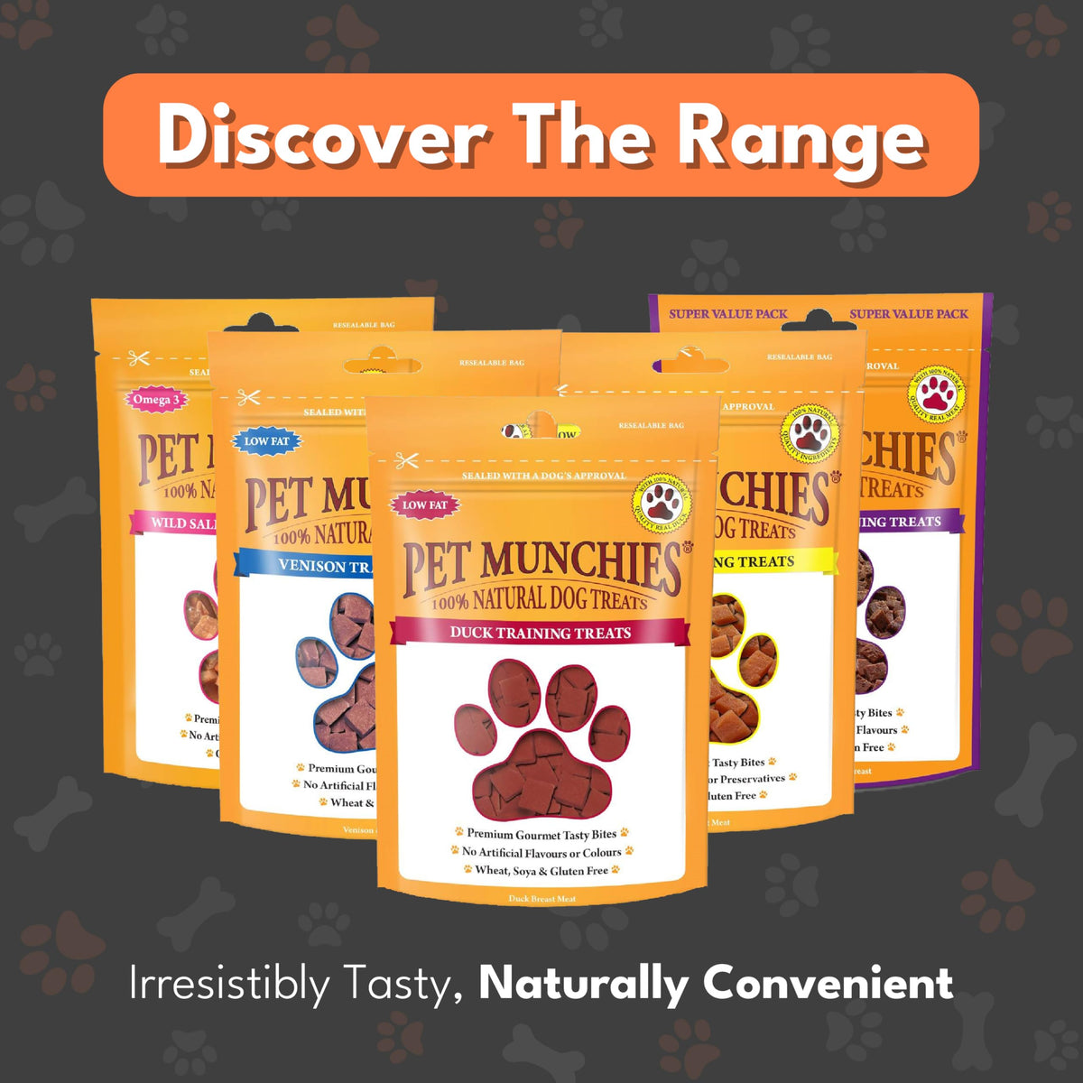 Pet Munchies Chicken and Sweet Potato Dog Treats, Healthy Grain Free Dental Sticks with Natural Real Meat 90g