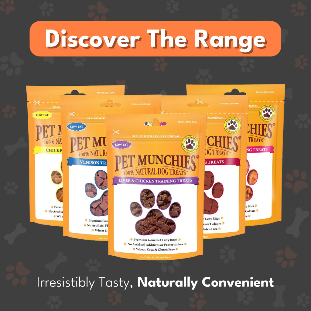 Pet Munchies Chicken and Sweet Potato Dog Treats, Healthy Grain Free Dental Sticks with Natural Real Meat 90g
