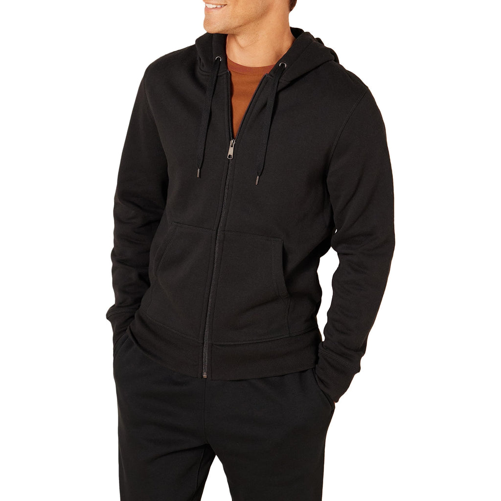 Amazon Essentials Men's Full-Zip Fleece Hoodie Sweatshirt (Available in Big & Tall)