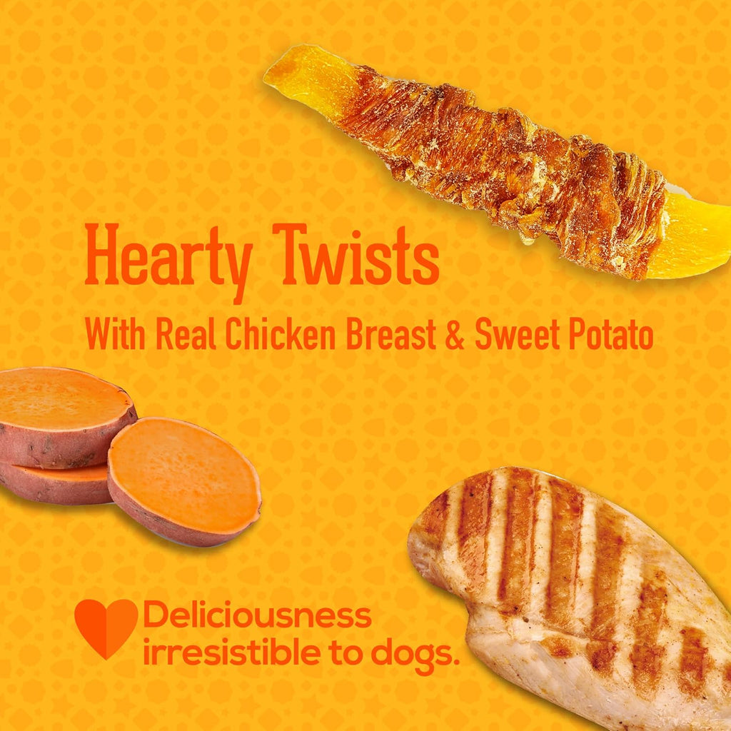 PACK'N PRIDE Dog Treats with Sweet Potato, 320g Rawhide Free Dog Chews