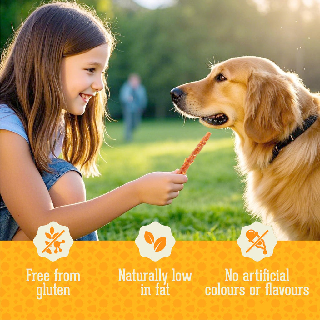 PACK'N PRIDE Dog Treats with Sweet Potato, 320g Rawhide Free Dog Chews
