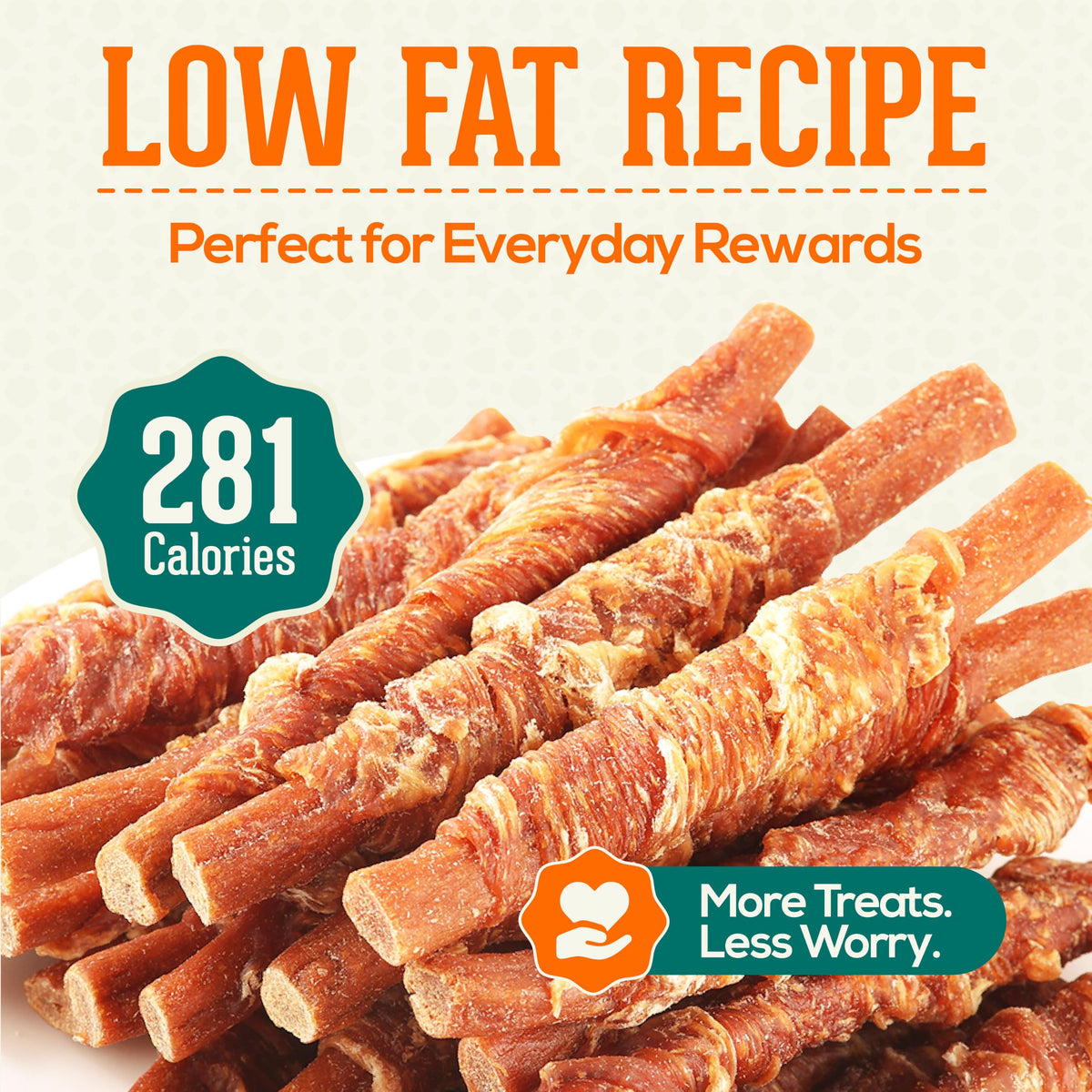 PACK'N PRIDE Dog Treats with Sweet Potato, 320g Rawhide Free Dog Chews