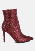 Lobelia Rhinestones Embellished Stiletto Boots-0