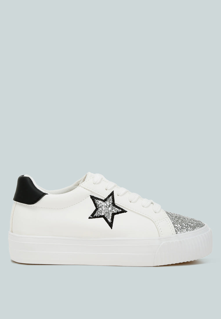 Merida Glitter Patch Chunky Sneakers-0