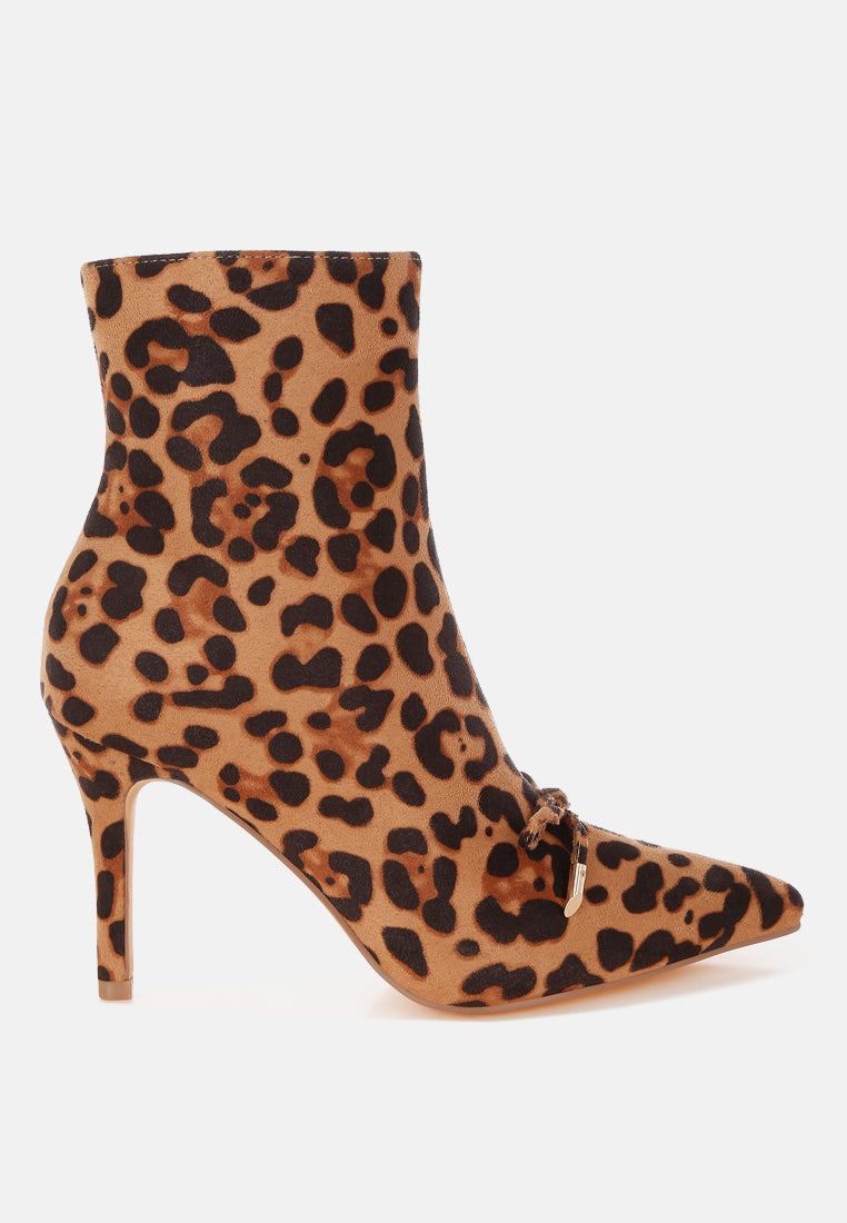 Vilda Leopard Print Stiletto Boots-0